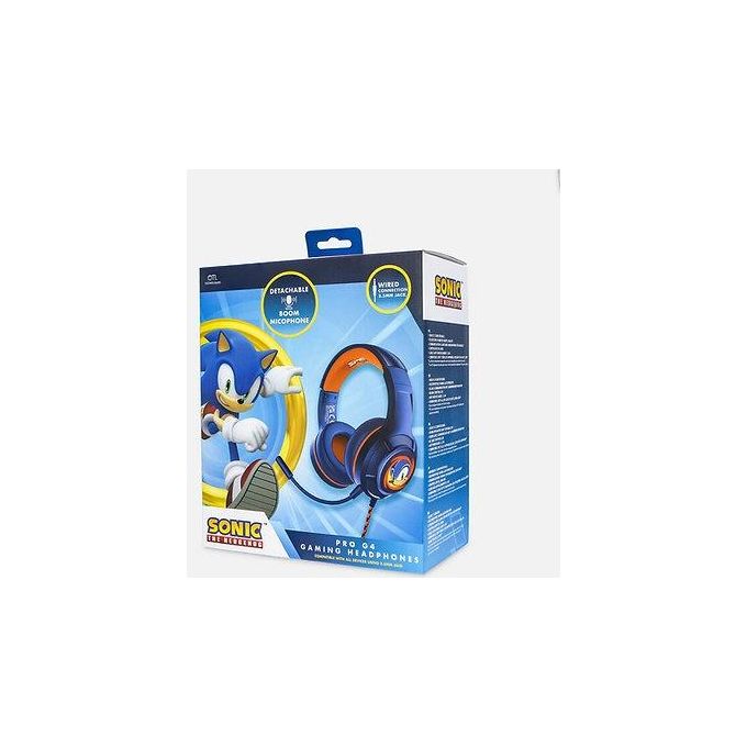 OTL Technologies SH0903 Sonic Speed G4 Cuffie Gaming Cablate A Padiglione Jack 3.5 mm Microfono Staccabile colore Blu Multicolore