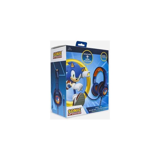 OTL Technologies SH0903 Sonic Speed G4 Cuffie Gaming Cablate A Padiglione Jack 3.5 mm Microfono Staccabile colore Blu Multicolore