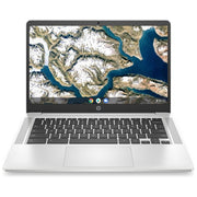 HP 14A-NA0078NL Chromebook 14'' Full HD Intel Celeron N4120 4 GB RAM 64 GB eMMC Wi-Fi 5 ChromeOS colore Argento