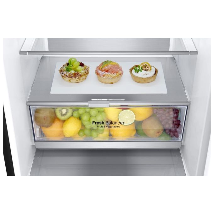 LG GBB72MCVGN Frigorifero Combinato 384 L 203 cm Classe D 35 dB No Frost Wine Rack Door Cooling colore Nero