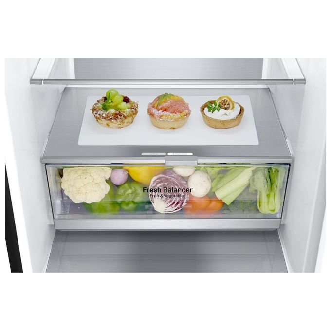 LG GBB72MCVBN Frigorifero Combinato 384 L 203 cm Classe B 35 dB No Frost Wine Rack MetalFresh colore Nero