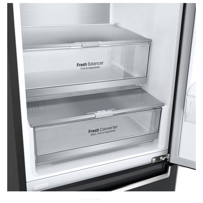 LG GBB72MCVGN Frigorifero Combinato 384 L 203 cm Classe D 35 dB No Frost Wine Rack Door Cooling colore Nero