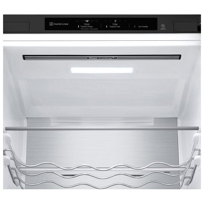 LG GBB72MCVBN Frigorifero Combinato 384 L 203 cm Classe B 35 dB No Frost Wine Rack MetalFresh colore Nero