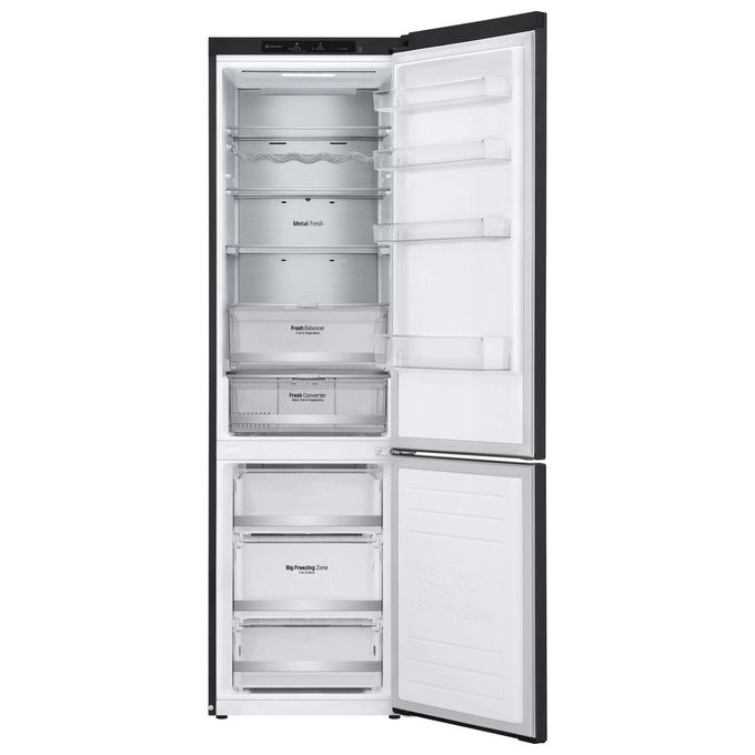 LG GBB72MCVBN Frigorifero Combinato 384 L 203 cm Classe B 35 dB No Frost Wine Rack MetalFresh colore Nero