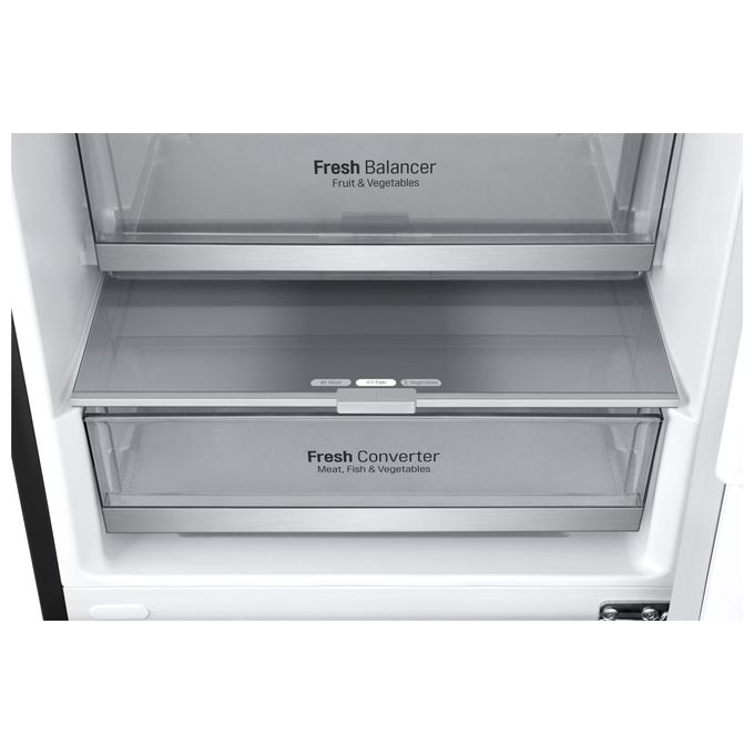 LG GBB72MCVGN Frigorifero Combinato 384 L 203 cm Classe D 35 dB No Frost Wine Rack Door Cooling colore Nero