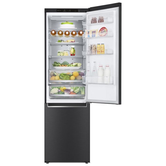 LG GBB72MCVBN Frigorifero Combinato 384 L 203 cm Classe B 35 dB No Frost Wine Rack MetalFresh colore Nero