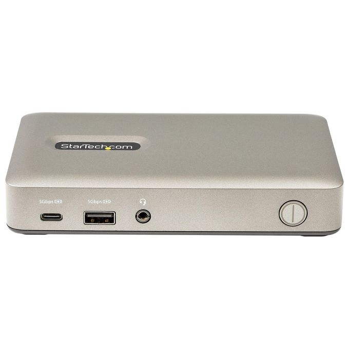 StarTech.com DKM30CHDPDUE Docking Station USB-C USB tipo C a DisplayPort 4K 30Hz o VGA Ricarica USB Power Delivery 65W Hub USB 3.1 Gen 1 a 4 porte Ethernet colore Grigio