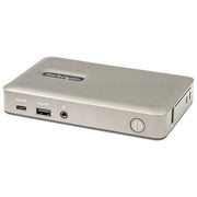 StarTech.com DKM30CHDPDUE Docking Station USB-C USB tipo C a DisplayPort 4K 30Hz o VGA Ricarica USB Power Delivery 65W Hub USB 3.1 Gen 1 a 4 porte Ethernet colore Grigio