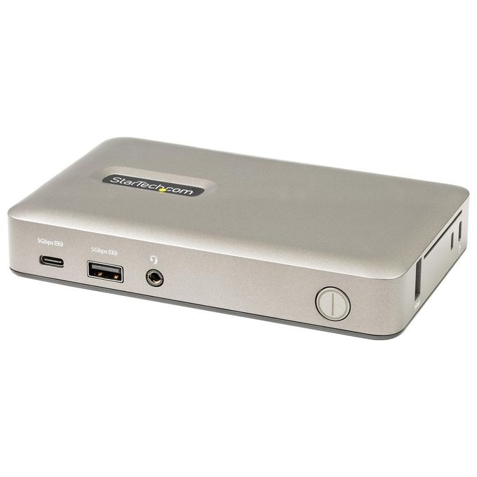 StarTech.com DKM30CHDPDUE Docking Station USB-C USB tipo C a DisplayPort 4K 30Hz o VGA Ricarica USB Power Delivery 65W Hub USB 3.1 Gen 1 a 4 porte Ethernet colore Grigio