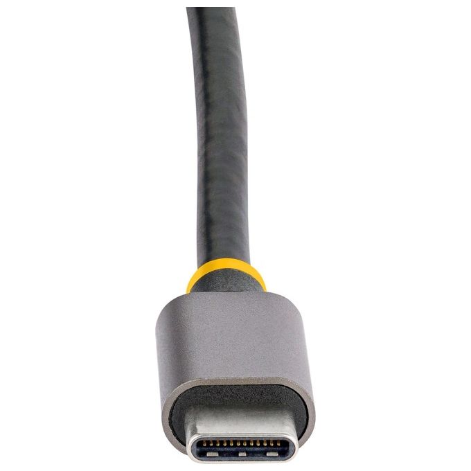 StarTech 127B-USBC-MULTIPORT Adattatore USB-C Multiporta Hub 6in1 HDMI 4K 60Hz 3x USB-A 5Gbps 100W PD GbE Cavo 30cm colore Grigio
