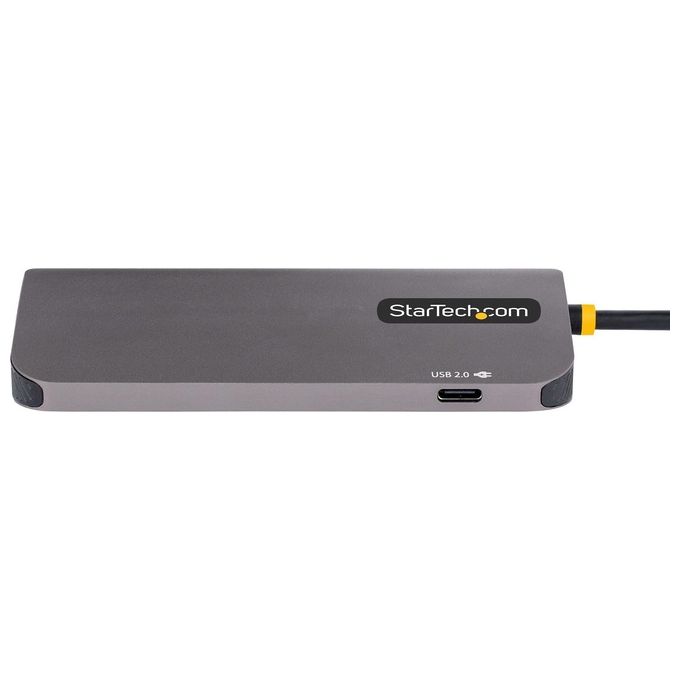 StarTech 127B-USBC-MULTIPORT Adattatore USB-C Multiporta Hub 6in1 HDMI 4K 60Hz 3x USB-A 5Gbps 100W PD GbE Cavo 30cm colore Grigio