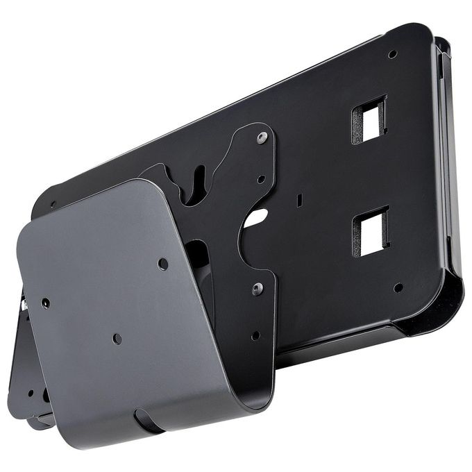 StarTech SECTBLTPOS2 Supporto Antifurto Universale per Tablet fino a 10.5'' POS Serratura a Chiave 2 K-Slot VESA 100x100 Acciaio colore Nero