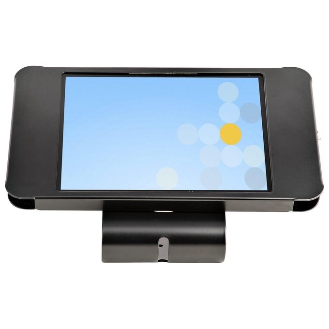 StarTech SECTBLTPOS2 Supporto Antifurto Universale per Tablet fino a 10.5'' POS Serratura a Chiave 2 K-Slot VESA 100x100 Acciaio colore Nero