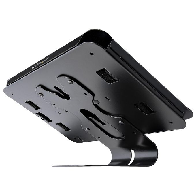 StarTech SECTBLTPOS2 Supporto Antifurto Universale per Tablet fino a 10.5'' POS Serratura a Chiave 2 K-Slot VESA 100x100 Acciaio colore Nero