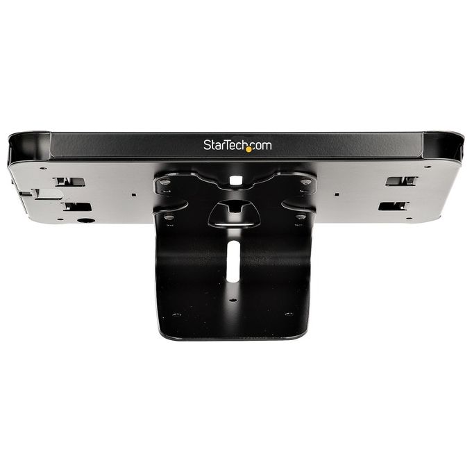 StarTech SECTBLTPOS2 Supporto Antifurto Universale per Tablet fino a 10.5'' POS Serratura a Chiave 2 K-Slot VESA 100x100 Acciaio colore Nero