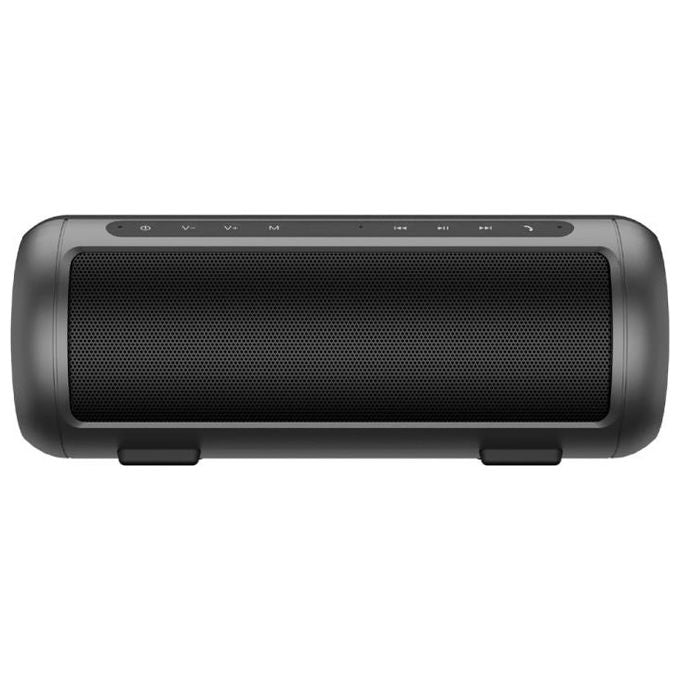 Majestic 129359 BK PLANET Altoparlante Bluetooth Portatile con Batteria Ricaricabile Ingressi USB MicroSD AUX Microfono Integrato Vivavoce colore Nero