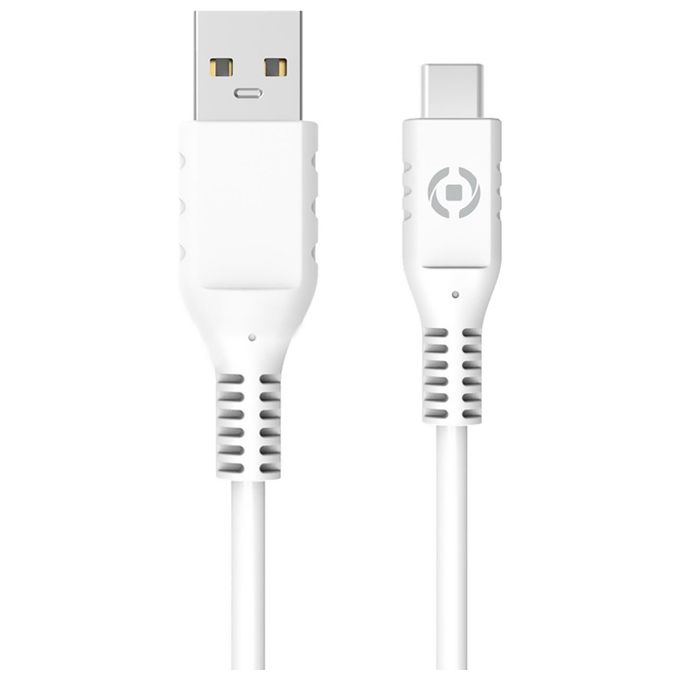 Celly Rtg Cavo di Ricarica 1mt Usb Usb-C Bianco