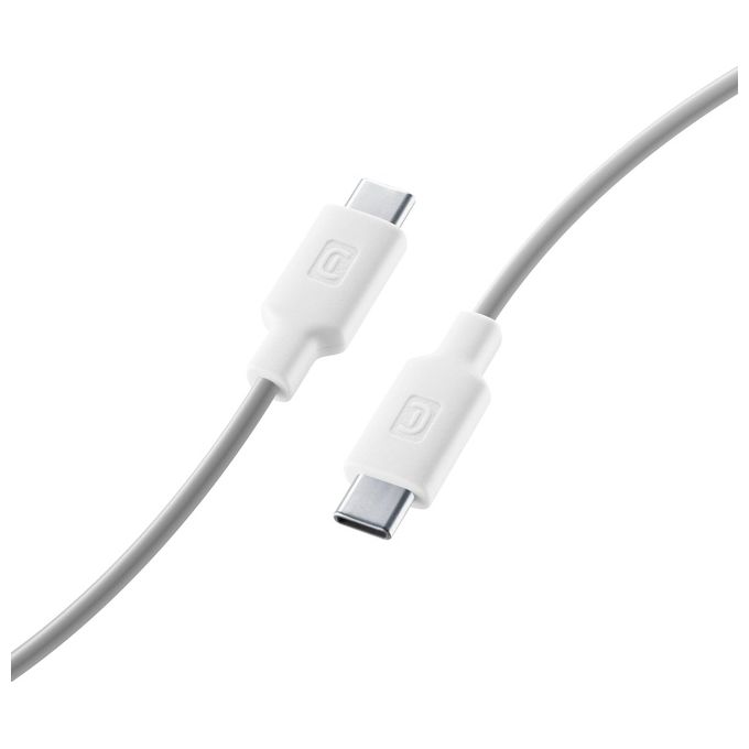 Cellularline USBDATC2CSMAW Stylecolor Cavo USB-C USB-C 1 m 60W 480 Mbit-s colore Bianco