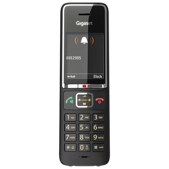 Gigaset SM550N Comfort C550 Telefono Cordless DECT GAP Display TFT 2.2'' Vivavoce Rubrica 200 Contatti colore Nero
