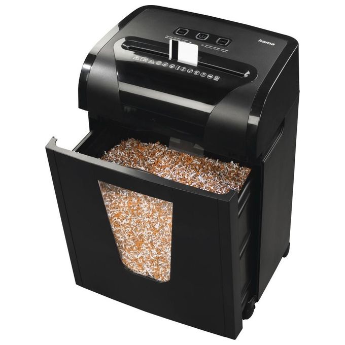 Hama 00050549 Premium M10 Distruggi Documenti Taglio a Frammenti 10 Fogli 20 L 62 dB colore Nero