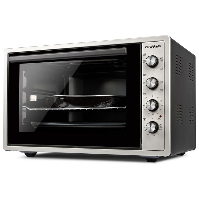 G3 Ferrari G10154 Rosto 58 Forno Elettrico Ventilato 58 L 1800 W 300°C Girarrosto Timer 90 min colore Nero Argento