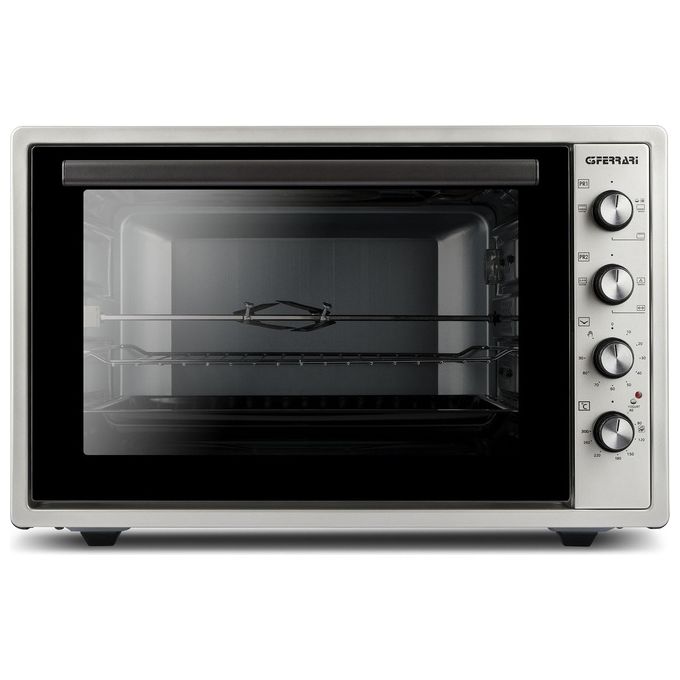 G3 Ferrari G10154 Rosto 58 Forno Elettrico Ventilato 58 L 1800 W 300°C Girarrosto Timer 90 min colore Nero Argento