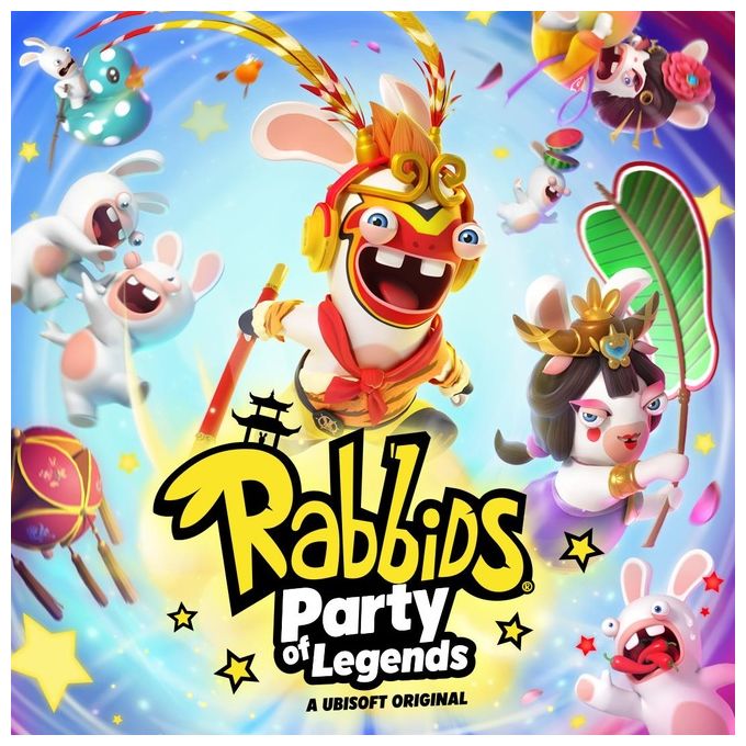 Ubisoft 300124909 Rabbids Party Of Legends Party Game per Xbox One 50 Mini-Giochi Multigiocatore Locale Fino a 4 Giocatori Modalita' 2v2 e Tutti Contro Tutti Avventura a 4 Capitoli Lingue ITA colore Nero