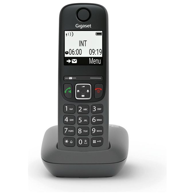 Gigaset AS490W Telefono Cordless DECT Vivavoce Display 2'' Rubrica 100 Voci Identificatore di Chiamata colore Bianco