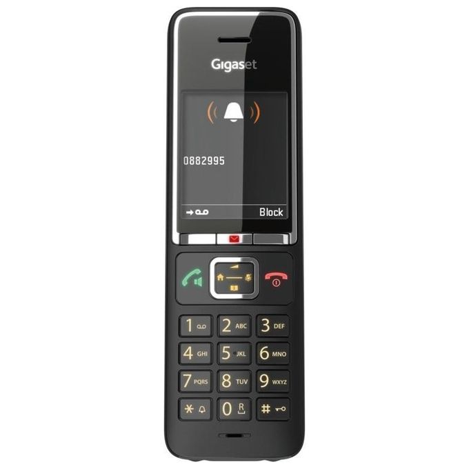 Gigaset SIE-C550ADUO Comfort 550A Duo Telefono Cordless DECT Display 2.2'' Vivavoce Segreteria colore Nero