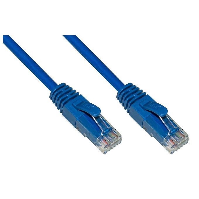 Link Cavo di Rete Categoria 6a Non Schermato Utp Awg24 Blu Halogenfree 15mt