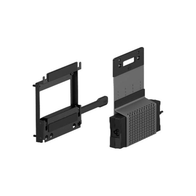 Dell DELL-4VP09 Supporto VESA Adattatore per Montaggio a Parete o Sotto Scrivania Compatibile con OptiPlex 3000 5000 7000 Micro e Thin Client colore Nero