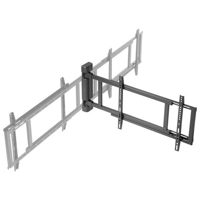 Equip 650336 Supporto Motorizzato da Parete per TV 32'' - 75'' VESA 600x400 Carico 50 Kg Panoramica 170° colore Nero