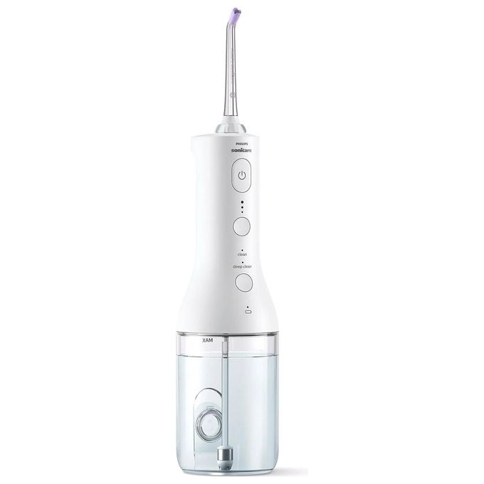 Philips HX3826-31 Sonicare Power Flosser 3000 Irrigatore Orale Cordless Quad Stream 2 modalita' 3 intensita' 250 ml autonomia 14 giorni colore Bianco