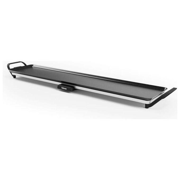 Tristar BP-2670 Slim XXL Piastra Grill Elettrica 100x22 cm 1800 W Termostato Regolabile colore Nero