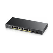 Zyxel GS1900-8HP-EU0103F GS1900 Switch Gestito L2 8 porte Gigabit PoE 70W 16 Gbit-s VLAN QoS colore Nero