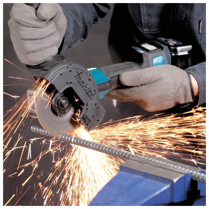 Makita 199709-0 Copertura di Protezione per Disco da Taglio 115mm Smerigliatrice Angolare Acciaio Montaggio Rapido