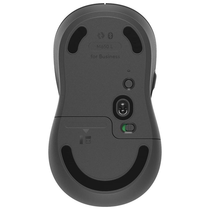 Logitech 910-006348 Signature M650 L for Business Mouse Wireless Bluetooth 4000 DPI SilentTouch SmartWheel colore Grafite