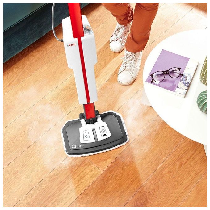 Polti PTEU0306 Vaporetto SV650 Style Scopa a Vapore 2in1 con Pulitore Portatile 1500 W 0,5 L 19 Accessori colore Rosso