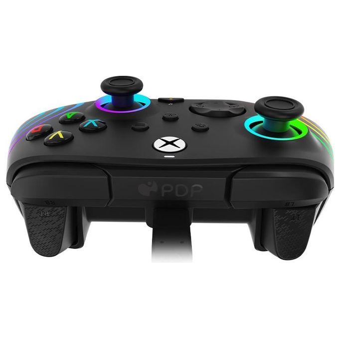 PDP 049-024 Afterglow Wave Gamepad Xbox Series X S Xbox One PC RGB USB tipo-C cablato colore Nero