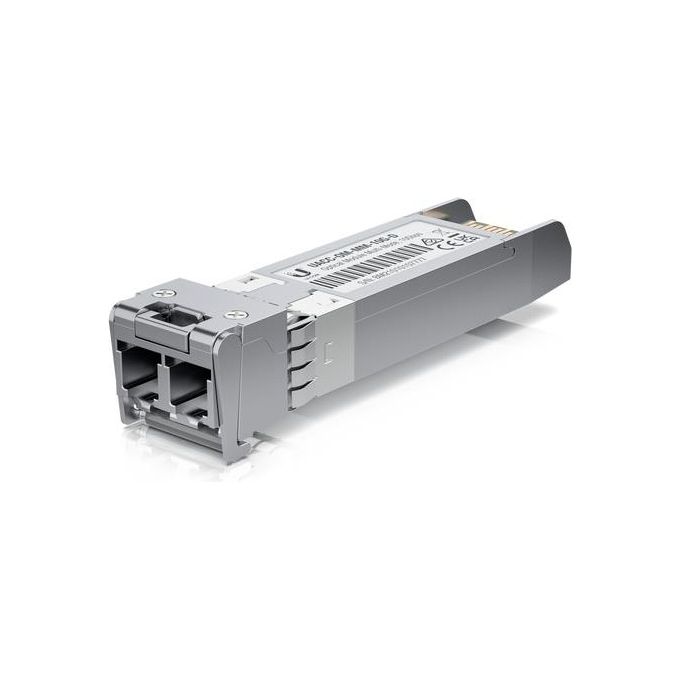 Ubiquiti UACC-OM-MM-10G-D-2 Modulo del Ricetrasmettitore di Rete in Fibra Ottica 10000 Mbit-s 850 nm LC Duplex fino a 300 m 2 Pezzi colore Argento
