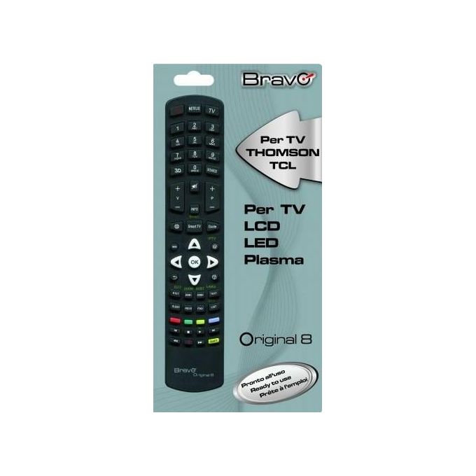 Bravo Telecomando Original 8 per Televisori Thomson-Tcl