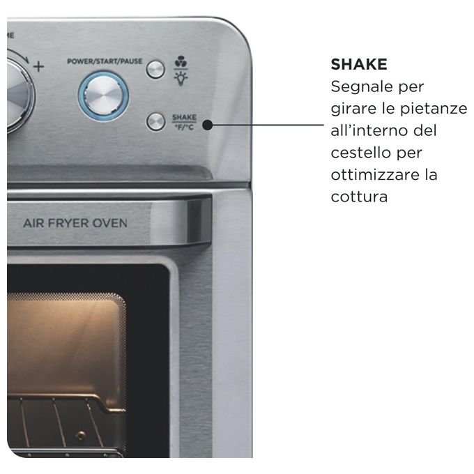 Ariete 4629 Friggitrice ad Aria 25 L 1700 W 15 Funzioni Display Digitale colore Silver