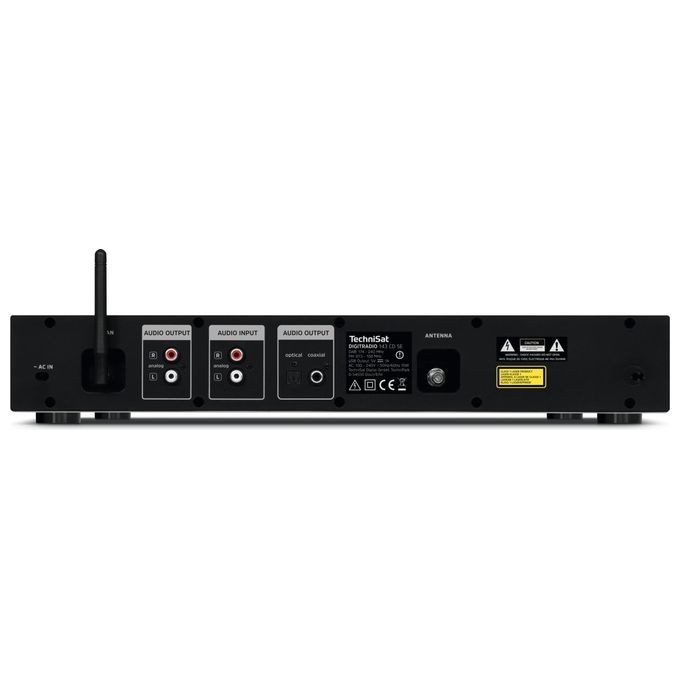 TechniSat 0000-3989 DIGITRADIO 143 CD V3 Sintonizzatore HiFi Radio Internet DAB+ FM Bluetooth Spotify Wi-Fi Lettore CD colore Nero