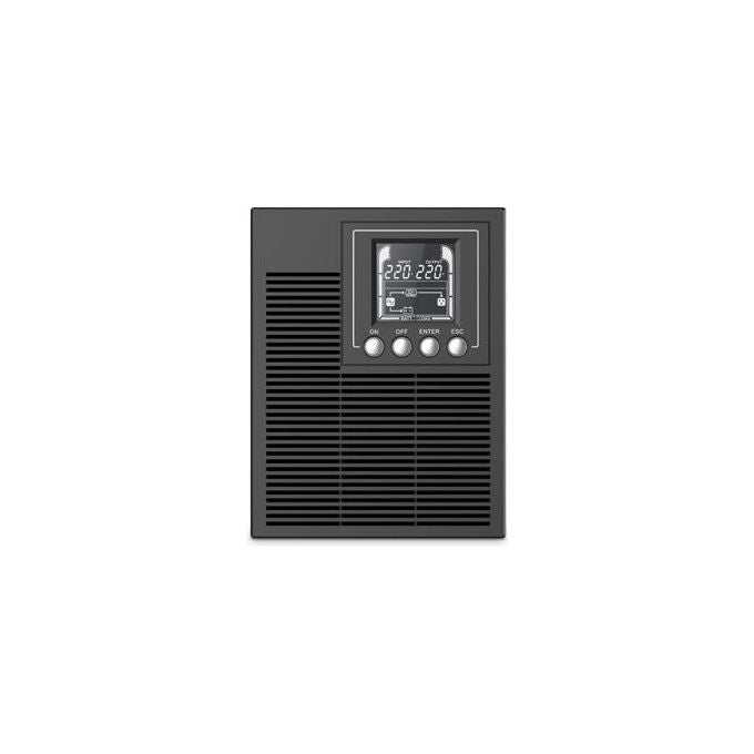 Atlantis A03-OP1002 UPS Online Gruppo di Continuita' Server Doppia Conversione 1000VA 900W Tower Onda Sinusoidale 4 IEC LCD USB EPO Slot SNMP 2x12V 9Ah colore Nero