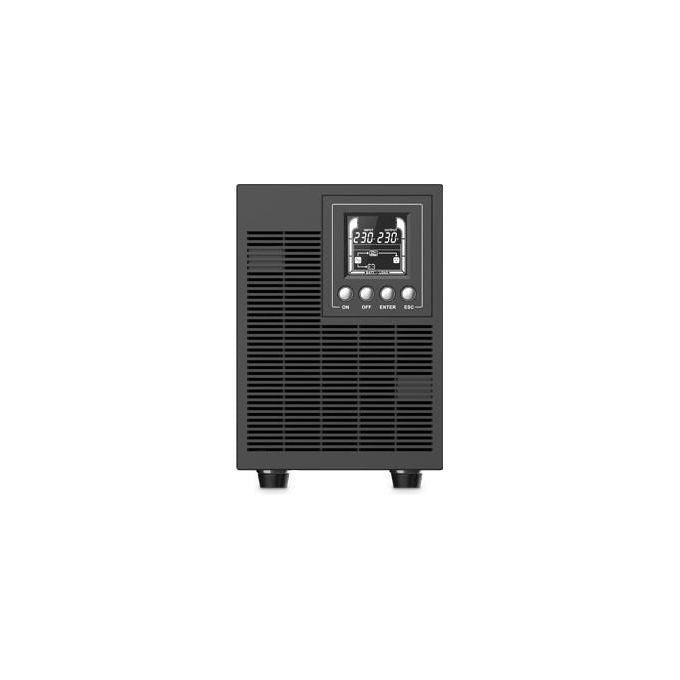 Atlantis Land A03-OP2002P LinePower 2002 PRO UPS Online Doppia Conversione Tower 2000VA 1800W Display LCD Slot SNMP 4 Uscite IEC colore Nero