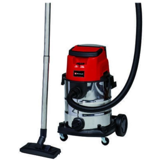 Einhell 2347170 TE-VC 36-25 Li S-Solo Aspirapolvere a Batteria per Liquidi e Solidi 25 L 36 V 150 mbar 76 dB colore Nero Rosso