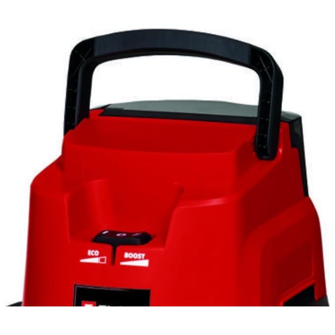 Einhell 2347170 TE-VC 36-25 Li S-Solo Aspirapolvere a Batteria per Liquidi e Solidi 25 L 36 V 150 mbar 76 dB colore Nero Rosso