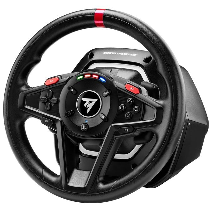 Thrustmaster T128 Volante con Pedaliera T2PM PC PlayStation 4 PlayStation 5 Force Feedback 900° 13 Pulsanti colore Nero