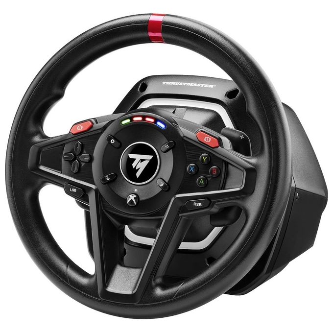 Thrustmaster 4460184 T128 Volante con Pedaliera Force Feedback HYBRID DRIVE Xbox Series X S Xbox One PC colore Nero