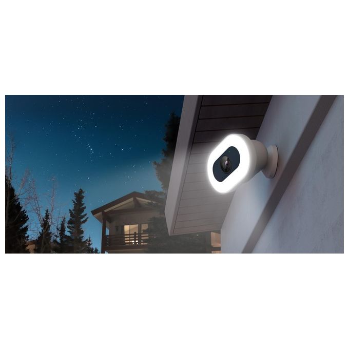 Imou IPC-F88FIP-V2 Knight Telecamera IP Wi-Fi 4K 8MP Rilevamento AI IP66 Sirena 110dB Visione Notturna colore Bianco